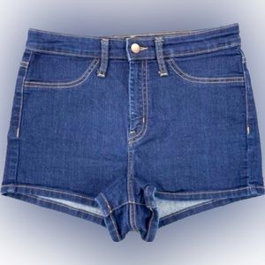 Woman’s High-rise Jean Shorts Wild FABLE DARK WASH 0, DARK BLUE